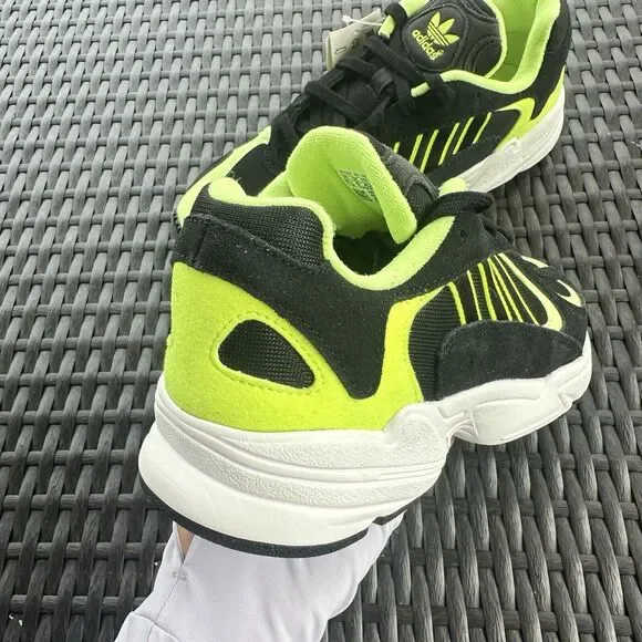 Adidas Yung-1 Black Hi Res Yellow Men's Athletic Shoes EE5317 Size